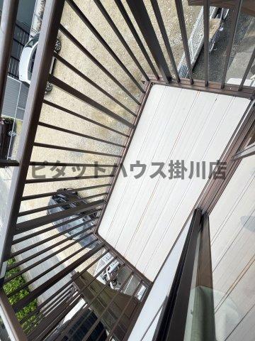 袋井市方丈アパート バルコニー