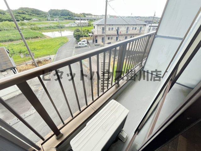 袋井市村松アパート バルコニー