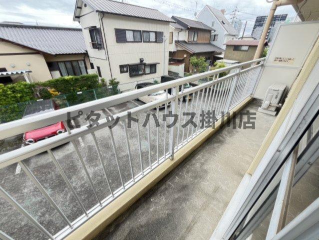 掛川市南マンション バルコニー