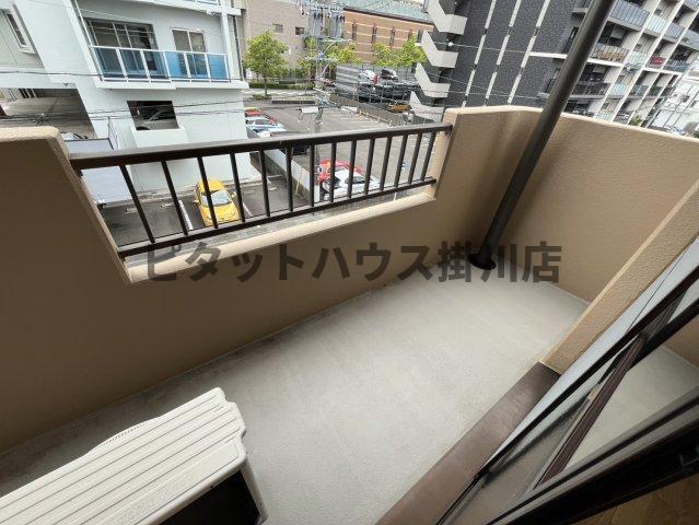 掛川市南マンション バルコニー