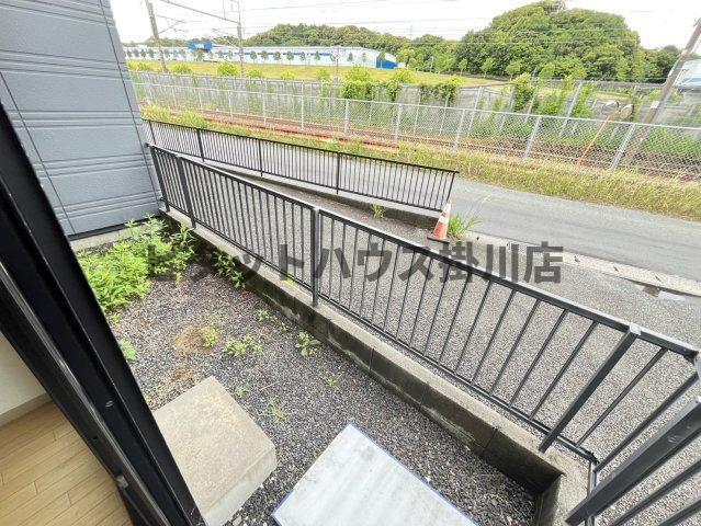 袋井市愛野アパート バルコニー