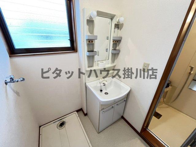 袋井市堀越アパート 洗面