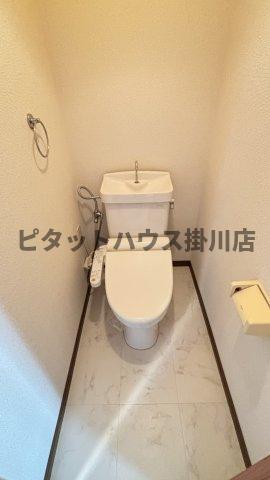 掛川市富部アパート トイレ