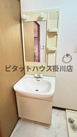 掛川市富部アパート 洗面