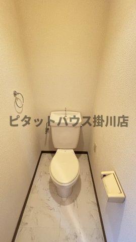 掛川市富部アパート トイレ