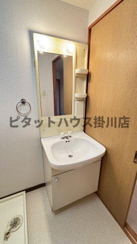 掛川市富部アパート 洗面
