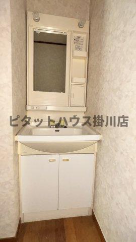掛川市細谷アパート 洗面