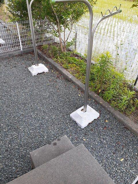 掛川市富部アパート 庭