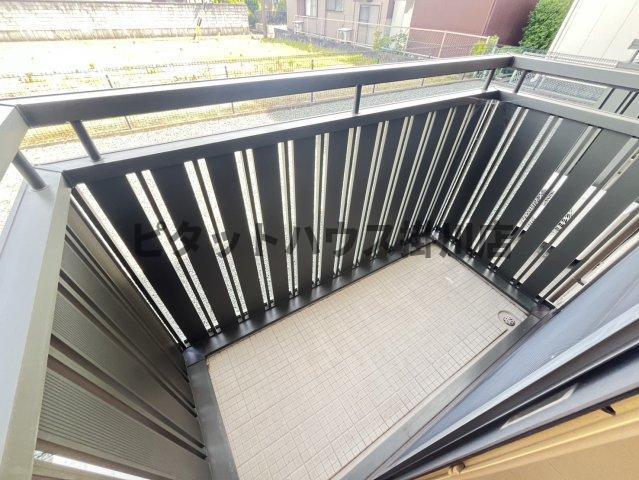 菊川市下平川アパート バルコニー