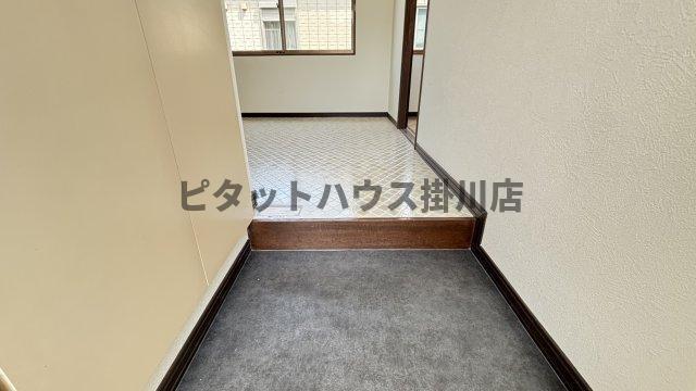 掛川市十九首アパート 玄関