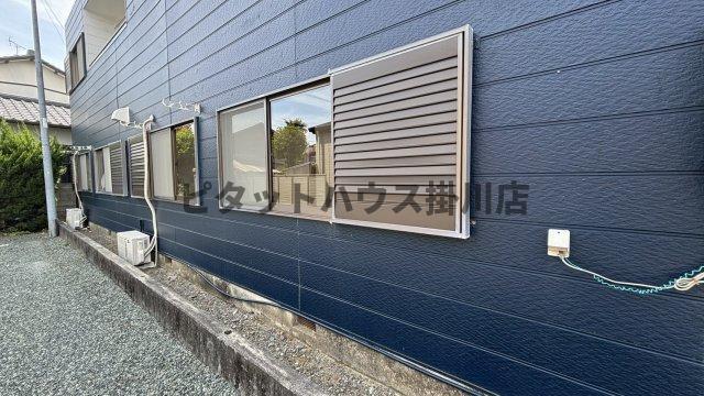 掛川市十九首アパート バルコニー