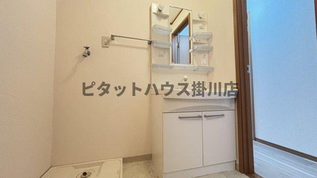 掛川市下俣アパート 洗面