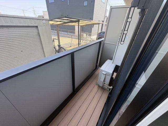 牧之原市布引原アパート バルコニー