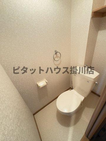 袋井市愛野南アパート トイレ