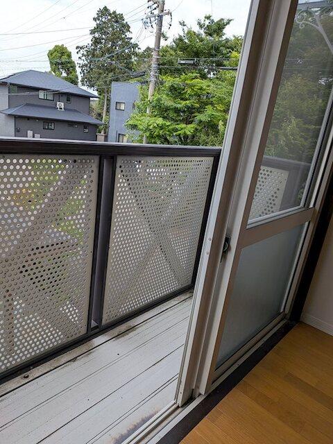 藤枝市鬼島アパート バルコニー