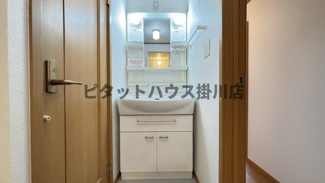 掛川市杉谷南アパート 洗面