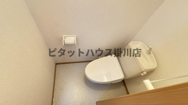 掛川市杉谷南アパート トイレ