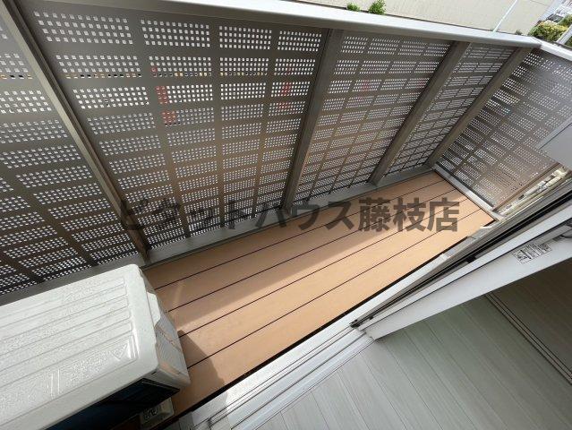 焼津市三ケ名アパート バルコニー