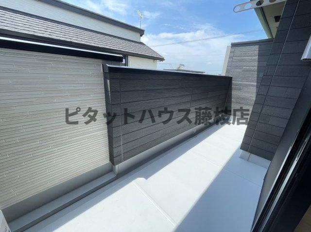 藤枝市高岡アパート バルコニー