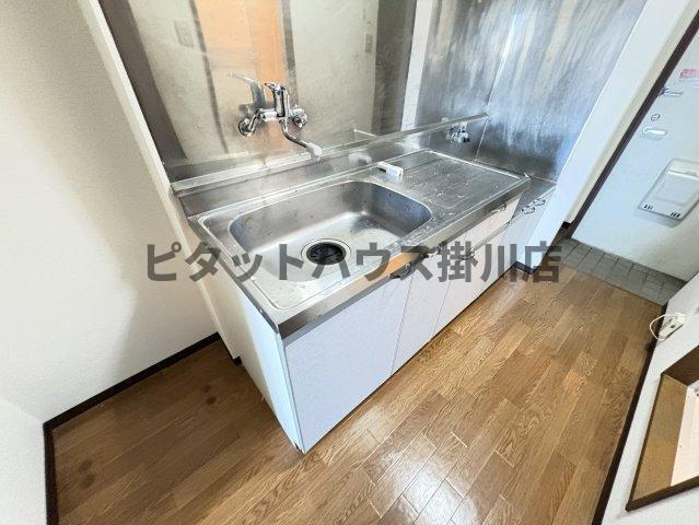 袋井市方丈アパート キッチン