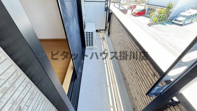 掛川市城西アパート バルコニー