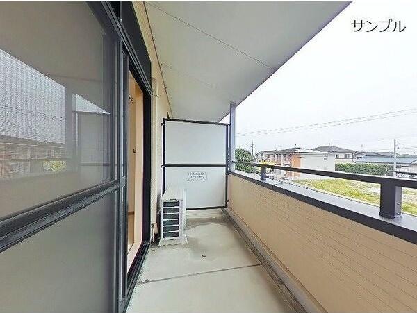御前崎市佐倉アパート バルコニー