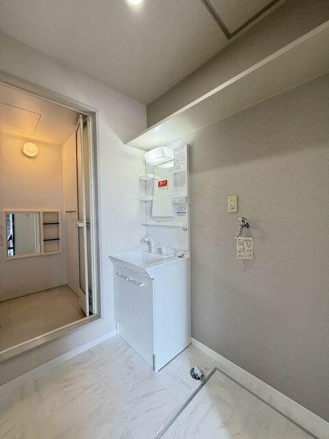 藤枝市岡部町子持坂アパート 洗面