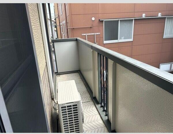 藤枝市青木アパート バルコニー