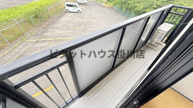 掛川市千羽アパート バルコニー