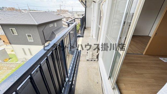 掛川市天王町アパート バルコニー