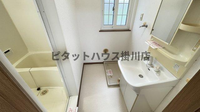 掛川市富部アパート 洗面