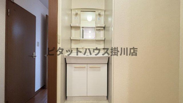 掛川市長谷アパート 洗面