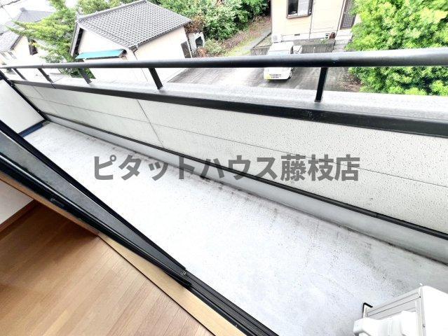 焼津市南小川アパート バルコニー