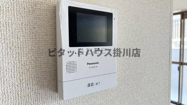 掛川市下俣南アパート セキュリティ