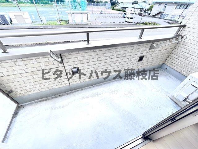 焼津市大覚寺アパート バルコニー