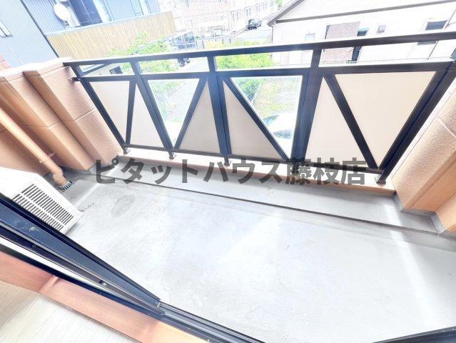 焼津市下小田中町アパート バルコニー