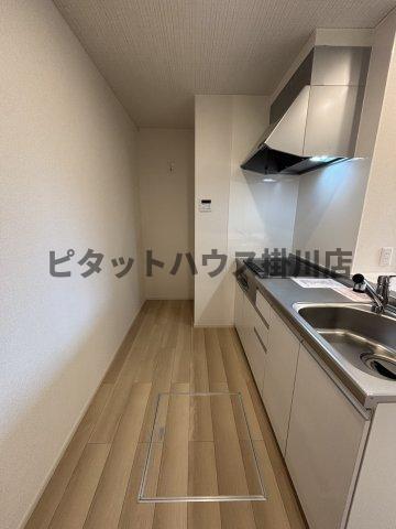 菊川市西方アパート キッチン