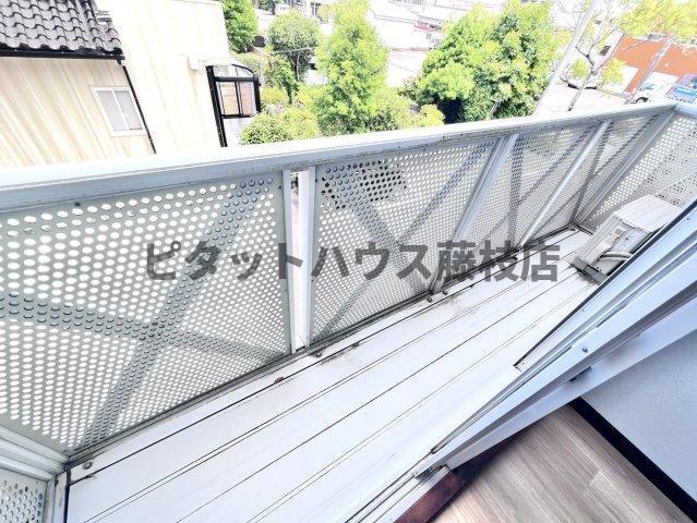 焼津市八楠アパート バルコニー