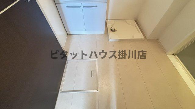 袋井市堀越アパート 洗面
