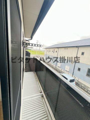 掛川市中アパート バルコニー