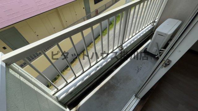 掛川市杉谷アパート バルコニー