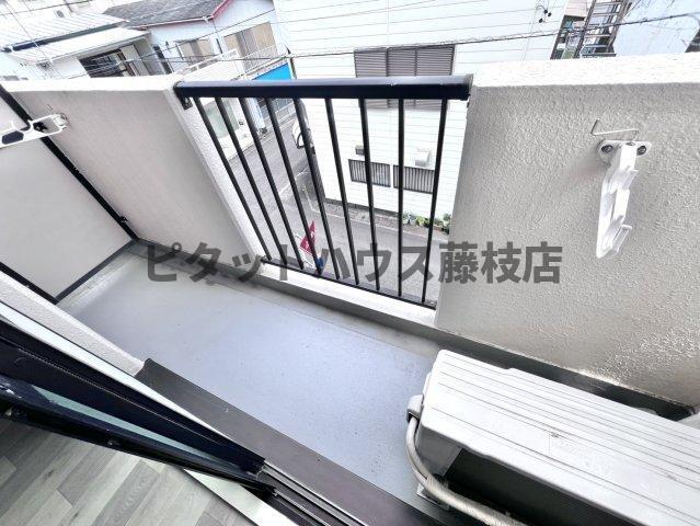 藤枝市駅前マンション バルコニー
