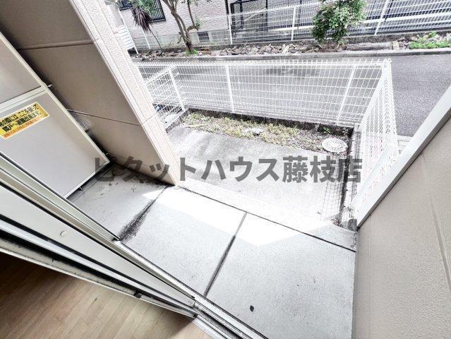 焼津市小土アパート バルコニー