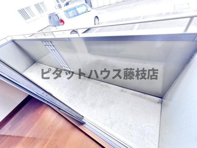 藤枝市前島アパート バルコニー