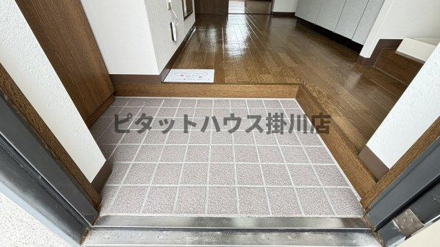 掛川市大池マンション 玄関