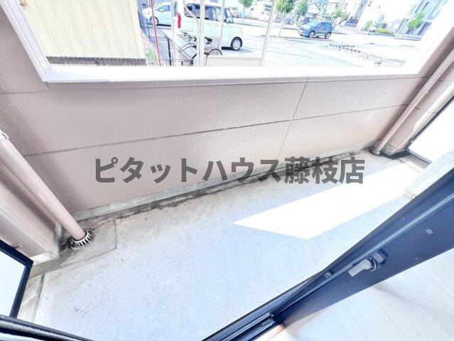 藤枝市高柳アパート バルコニー