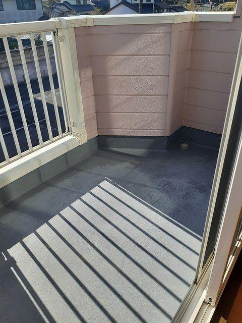 掛川市平野アパート バルコニー
