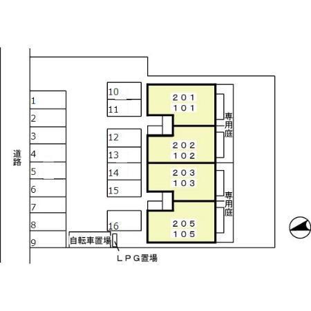 袋井市湊アパート 部屋画像