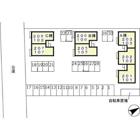 袋井市湊アパート 部屋画像