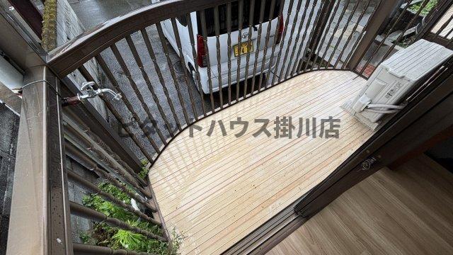 掛川市掛川アパート バルコニー